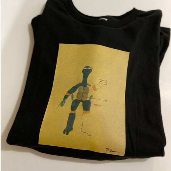 Art On Fabric Ninja Turtles Long Sleeve Crewneck - Picture 5 of 5